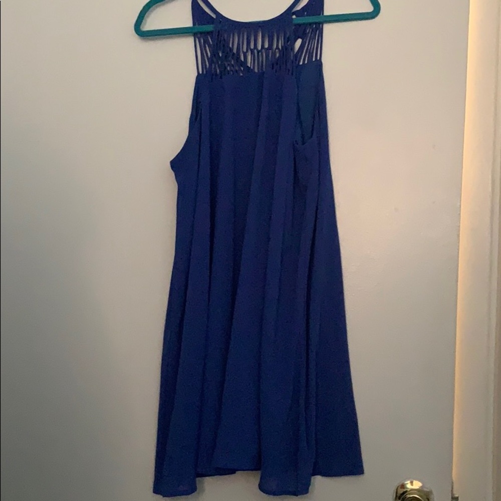 Blue dress